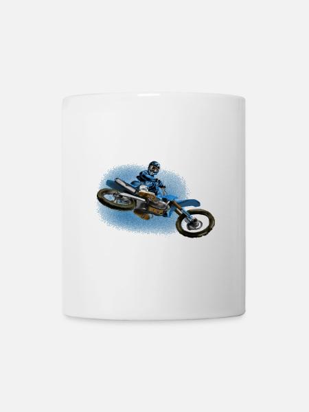 Motocross - Tasse - Weiß