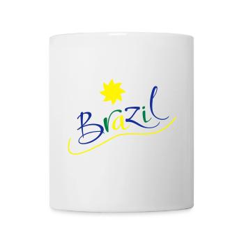 brasilien - Tasse - Weiß - Vorne