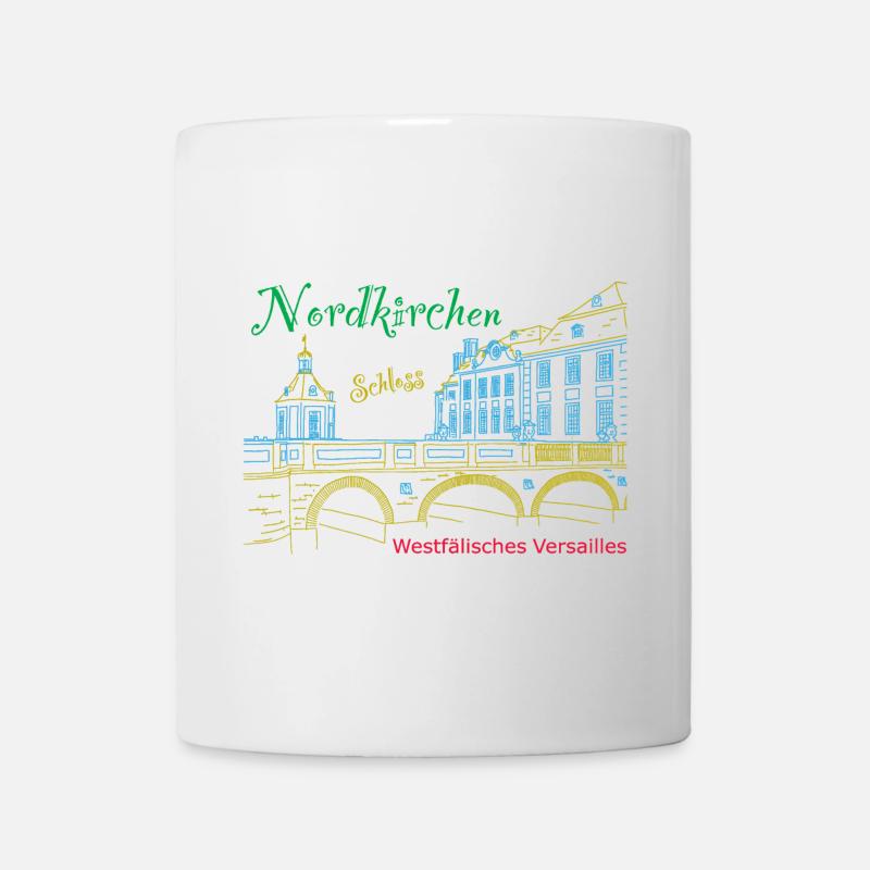Nordkirchen Schloss, Westfälisches Versailles - Tasse - Weiß