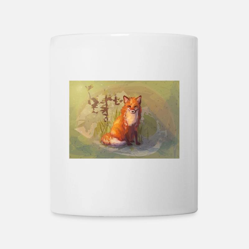 Renard d'automne - Mug blanc - blanc
