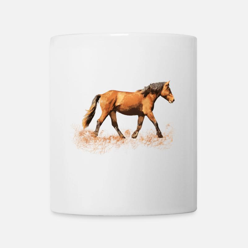 Reiten Pferd Pferde Pferdenarr Pferdenärrin Reiter - Tasse - Weiß