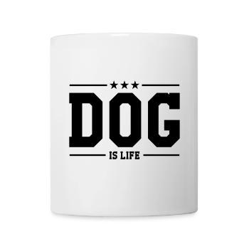Dog is life ! - Mug blanc - blanc - Devant