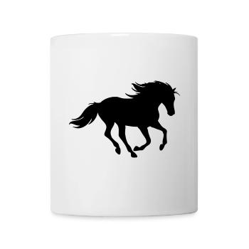 Horses, horse, riding,pony, cowboy, trot, Gallop - Mug - white - Front