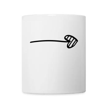Love Arrow - Heart Arrow Love Cupid In Love Comic - Mug - white - Front