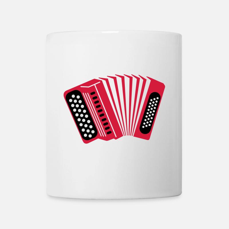 accordéon - Mug blanc - blanc
