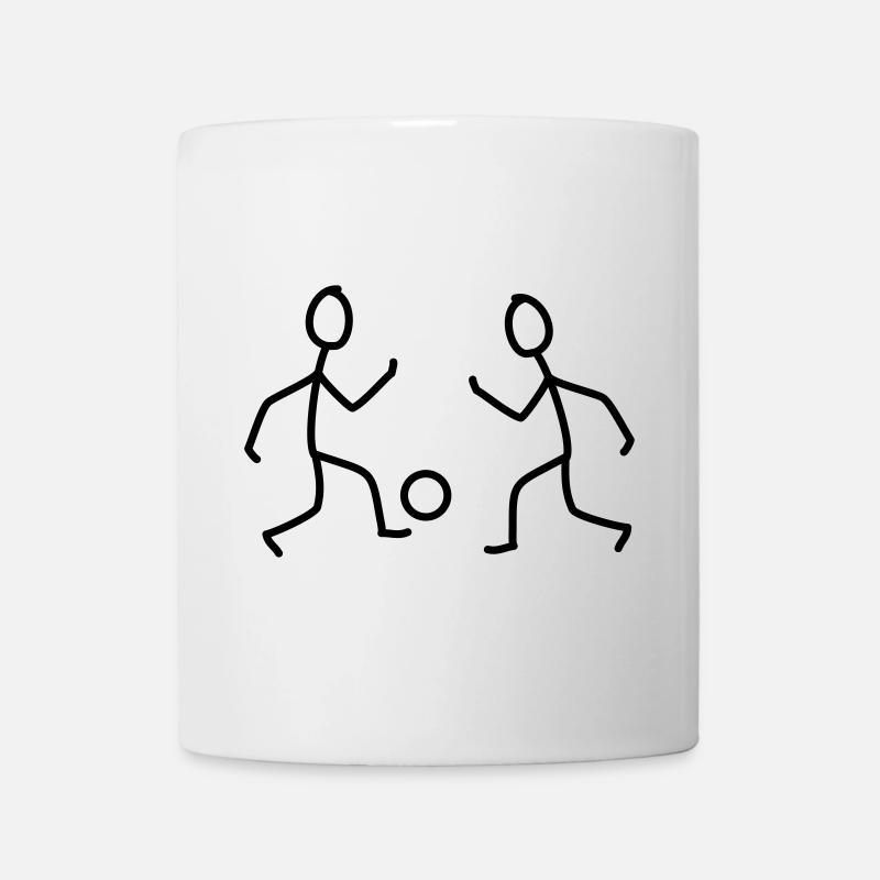 fussball spieler sport - Tasse - Weiß