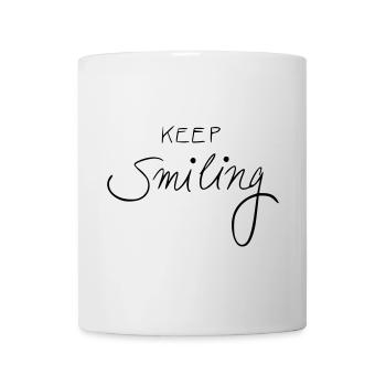 keep smiling - Mug - white - Front