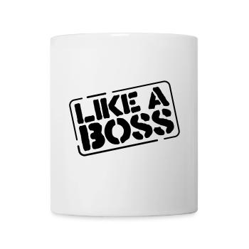 like a boss - Mug - white - Front