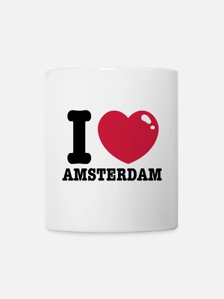 amsterdam - Mug blanc - blanc