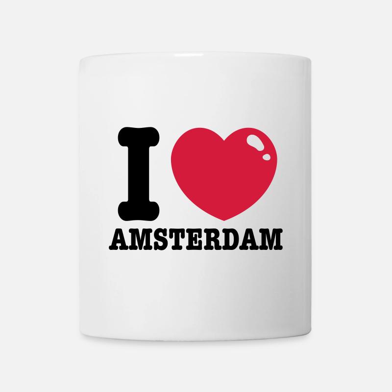 amsterdam - Mug blanc - blanc