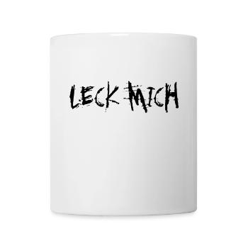 Leck mich - Tasse - Weiß - Vorne