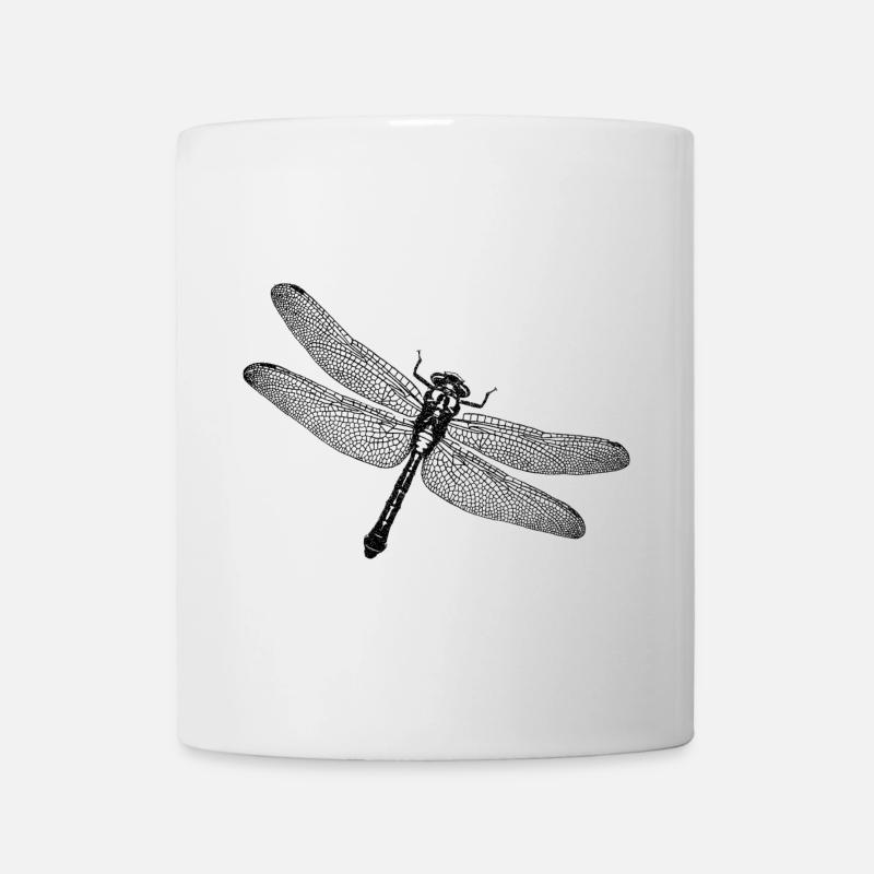 Dragonfly - Mug - white