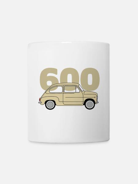 600 beige - Tasse - Weiß