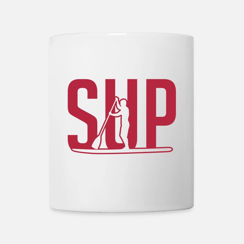 SUP - live love SUP - Stand up Paddeling - Tasse - Weiß