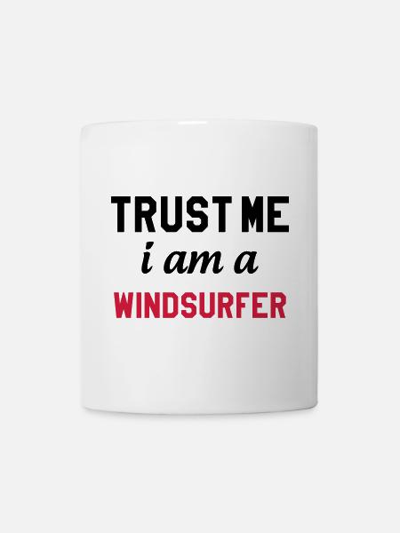 Windsurfen / Windsurfer / Windsurf / Windsurfing - Tasse - Weiß