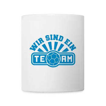Wir sind einTeam (Handball) - Tasse - Weiß - Vorne