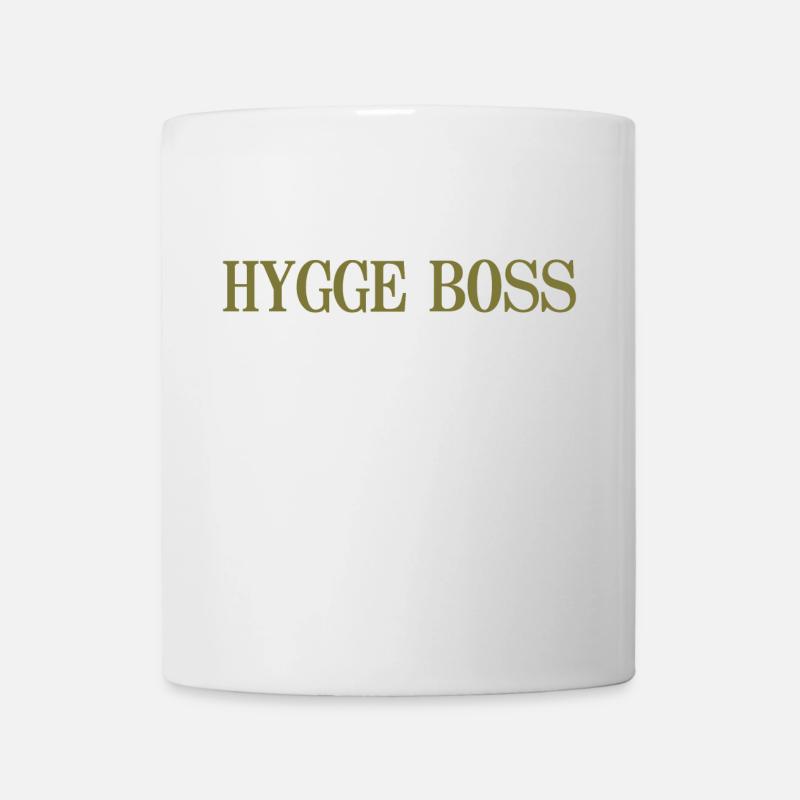 hygge boss - Tasse - Weiß