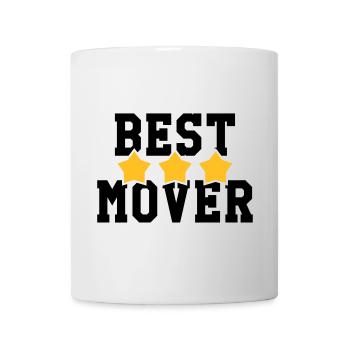 Déménageur / Déménagement / Déménager / Camion - Mug blanc - blanc - Devant
