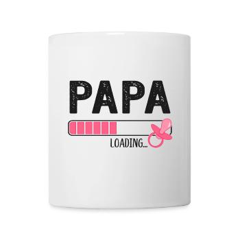 Papa Chargement Grossesse du futur père - Mug blanc - blanc - Devant