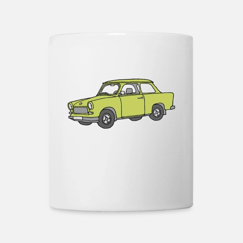 Trabi, (baligrün) - Tasse - Weiß