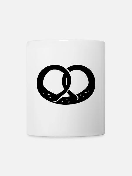 Brezel, Brezn, - Tasse - Weiß
