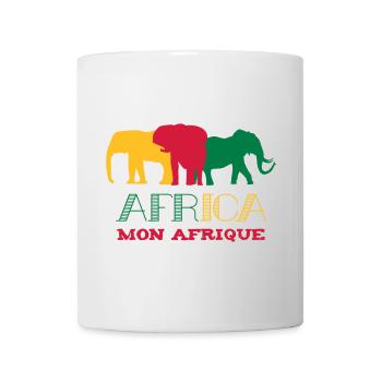 Africa Mon Afrique Art Design - Mug blanc - blanc - Devant