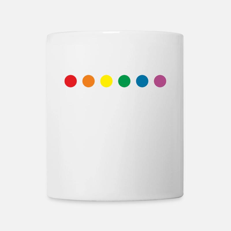 Lgbt rainbow colors - Mug blanc - blanc