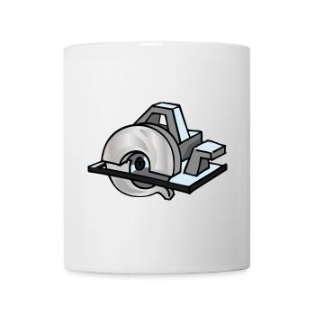 Circular Saw | circular saw - Mug - white - Front