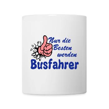 Busfahrer Bus Omnibus nur die besten (25) - Tasse - Weiß - Vorne