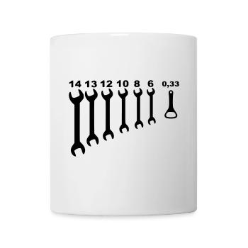 Wrenches, mechanic, odd jobs, handyman * - Mug - white - Front