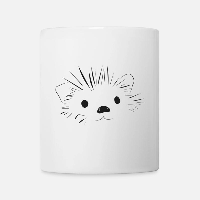 🦔 Mignon hérisson amour doux - Mug blanc - blanc