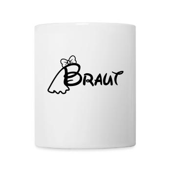 JGA Braut T-Shirt - Tasse - Weiß - Vorne