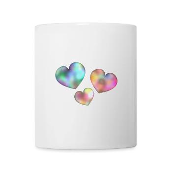 ICH LIEBE DICH. ICH LIEBE DICH. LIEBE. LIEBE. HERZ. - Tasse - Weiß - Vorne