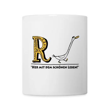 Wortspiel Rente  - Tasse - Weiß - Vorne