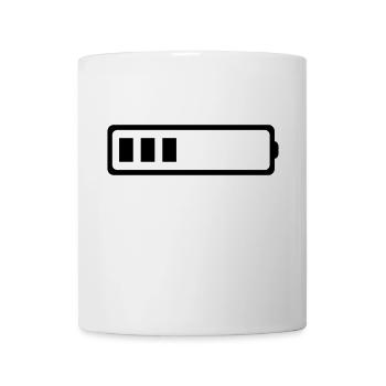 3-BATTERY - Mug - white - Front