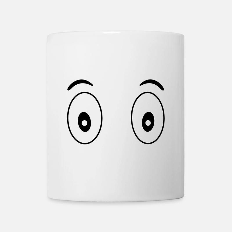 Yeux (oeils) - Mug blanc - blanc