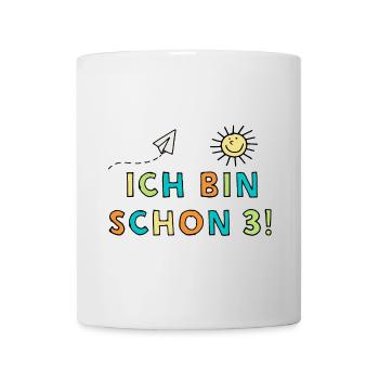 Ich bin schon 3! - Tasse - Weiß - Vorne