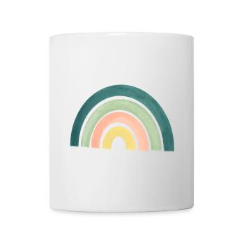 Regenbogen - Tasse - Weiß - Vorne