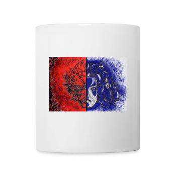 Chaos vs Harmonie I - Mug blanc - blanc - Devant