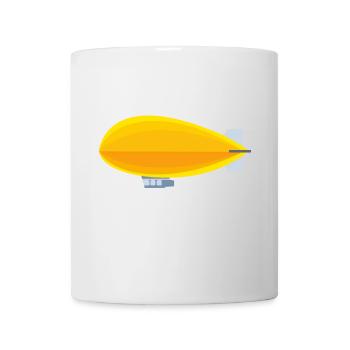 Yellow airship - Mug - white - Front