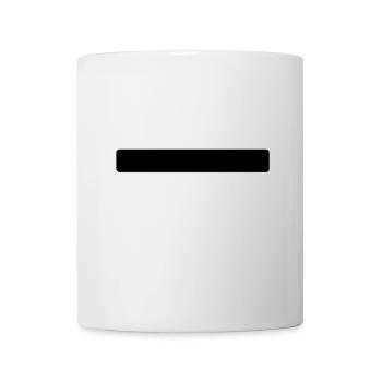 Stripes black - Mug - white - Front