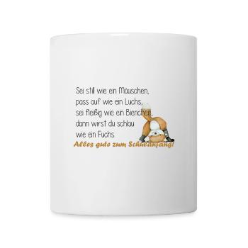 sei fleißig wie ein bienchen - Tasse - Weiß - Vorne