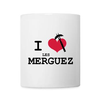 I Love les Merguez - Mug - white - Front