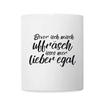 Lieber egal - Tasse - Weiß - Vorne