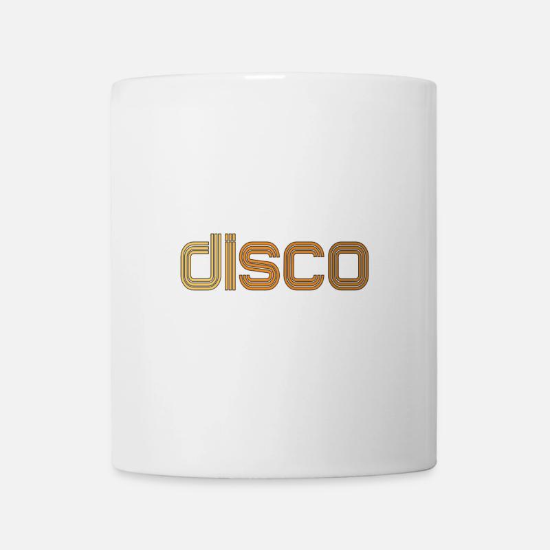 Disco Neon Line Logo - Mug - white