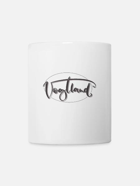 Vogtland grau - Tasse - Weiß