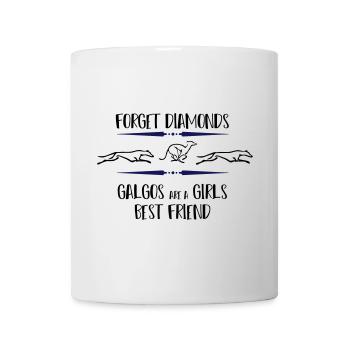 Galgos running - Mug - white - Front