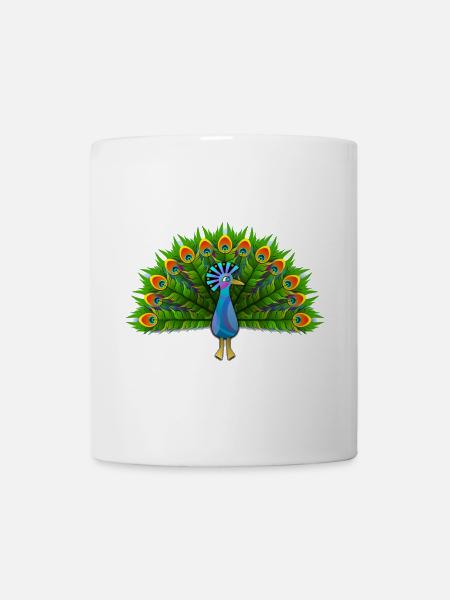 Peacock - Mug - white