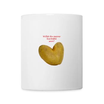 Karoffelherz2 - Tasse - Weiß - Vorne