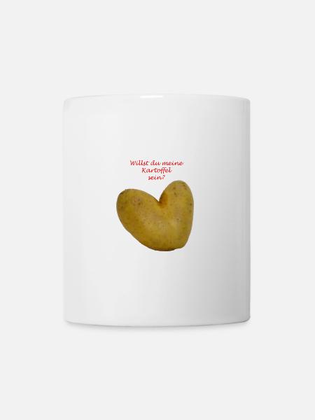 Karoffelherz2 - Tasse - Weiß